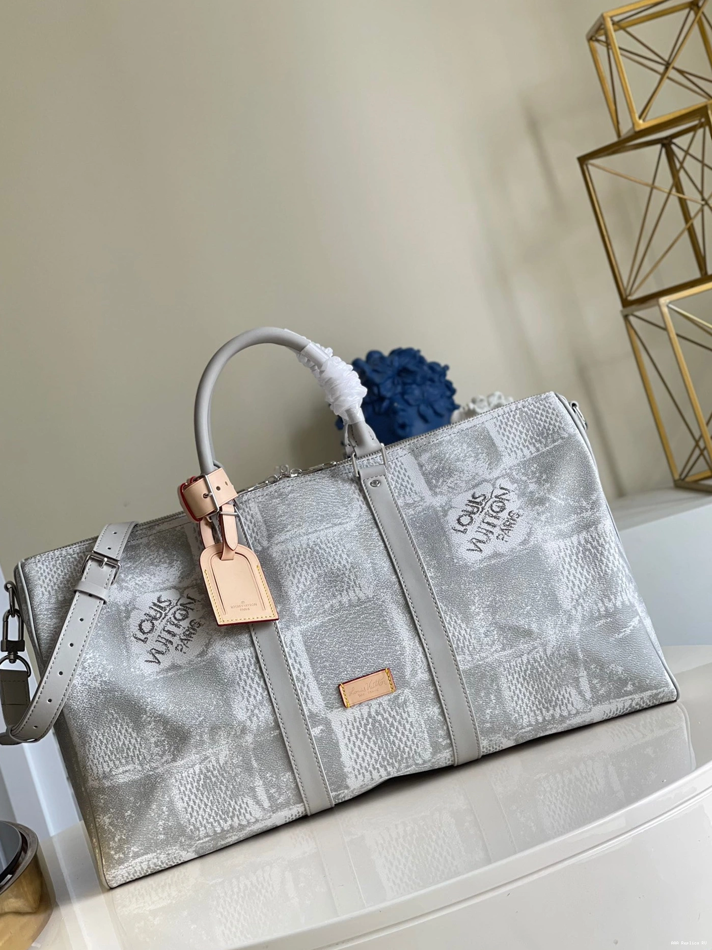 Aaa replica bags VUITTON BANDOULIÈRE 50 LOUIS KEEPALL 0715